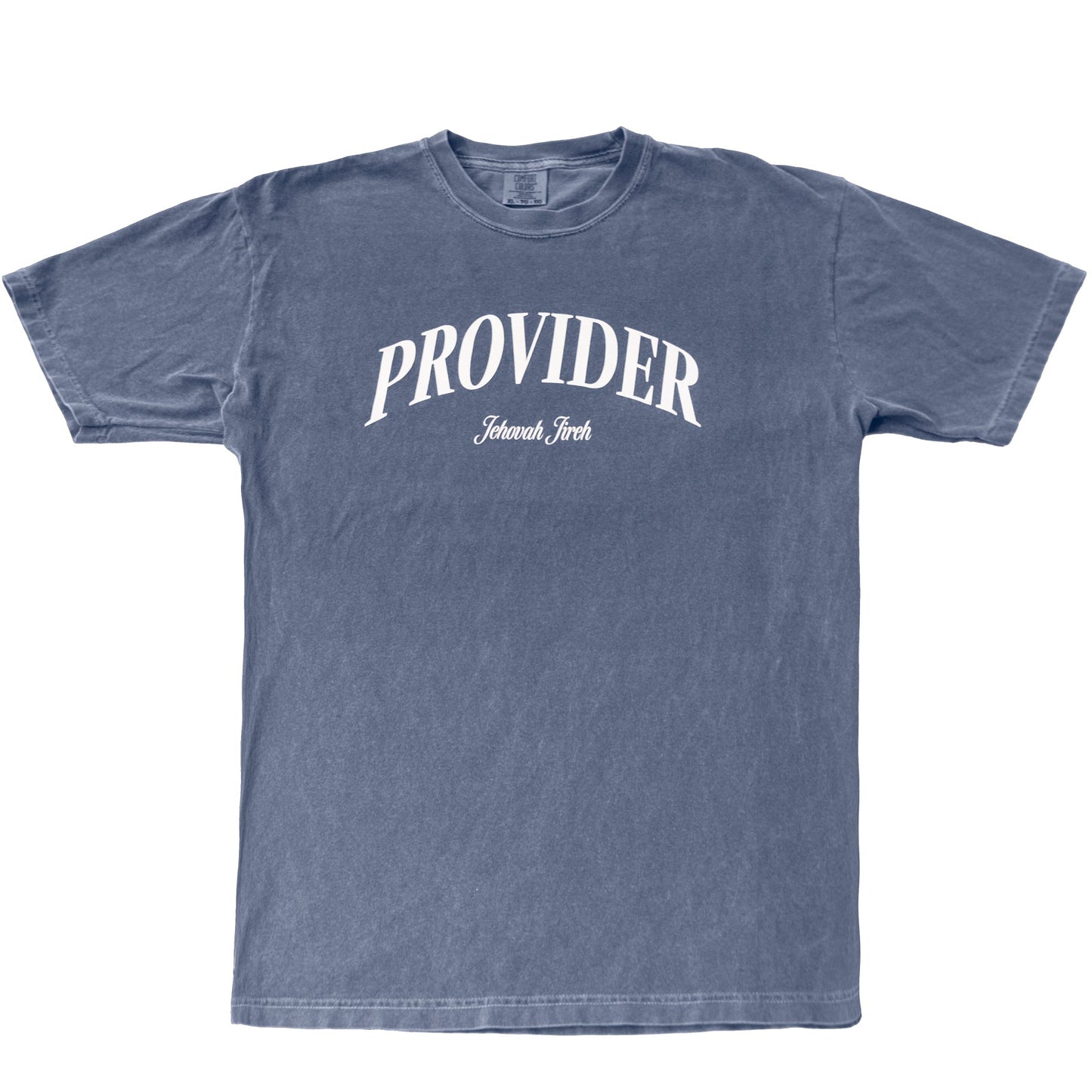 Provider Jehovah Jireh Minimal Tee, Denim