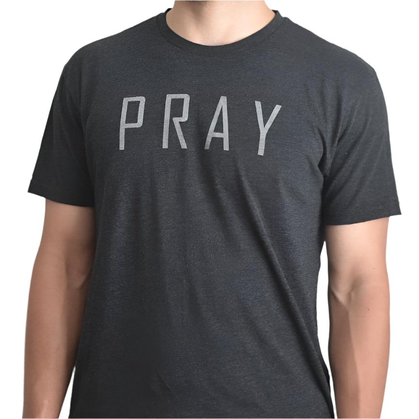 Pray Tee (Vintage Black)-Crew T Shirt-WovenFaith-S-WovenFaith