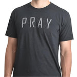 Load image into Gallery viewer, Pray Tee (Vintage Black)-Crew T Shirt-WovenFaith-S-WovenFaith
