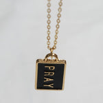 Load image into Gallery viewer, Pray Gold Chain Pendant
